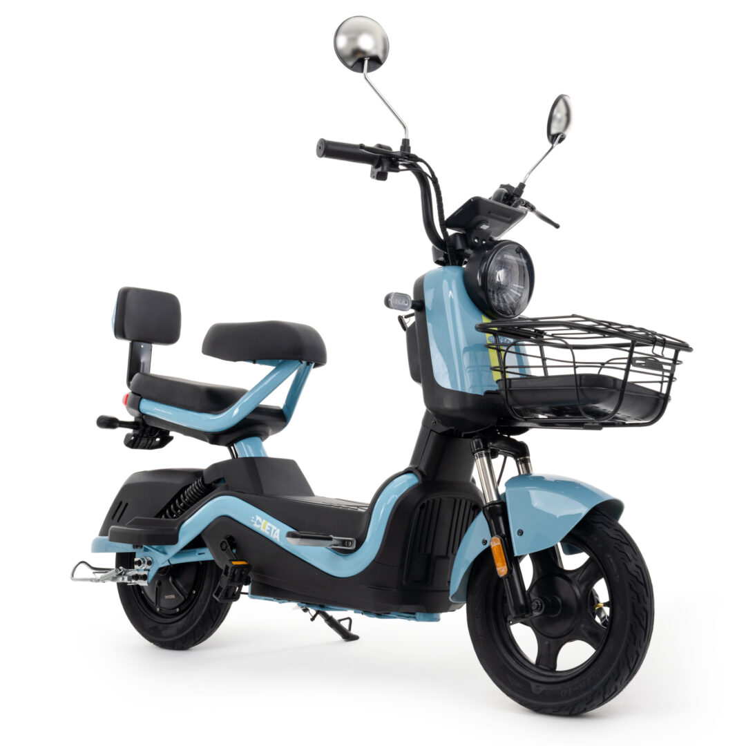 Bicicleta Eléctrica Átomo Con Doble Asiento Velocidad 40km/h